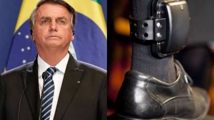 Bolsonaro passa a ter que usar tornozeleira eletrônica. Fonte: Instagram
