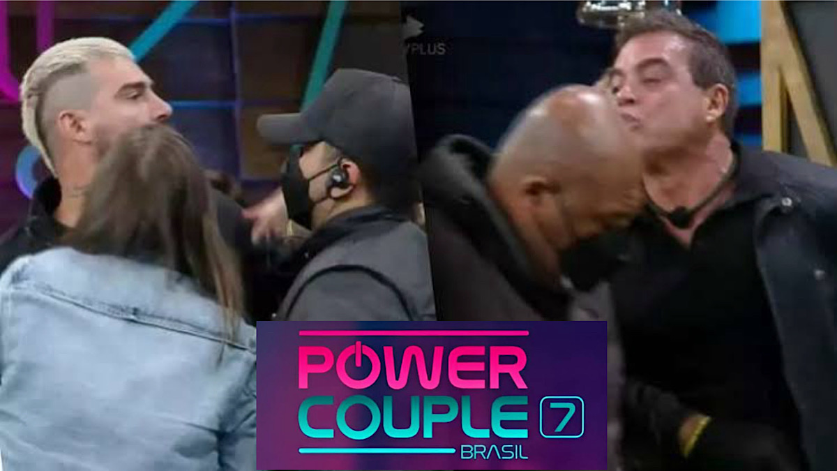 Dhomini e Radamés protagonizaram mais uma briga feia no Power Couple.