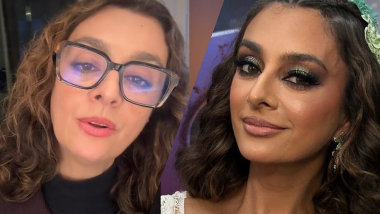 Catia Fonseca estreia na Dança dos Famosos e faz live para comentar primeiro episódio da competição.