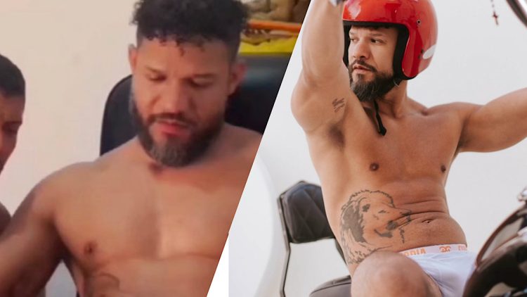 Ex-BBB Juninho tem vídeo íntimo com outro homem vazado nas redes.