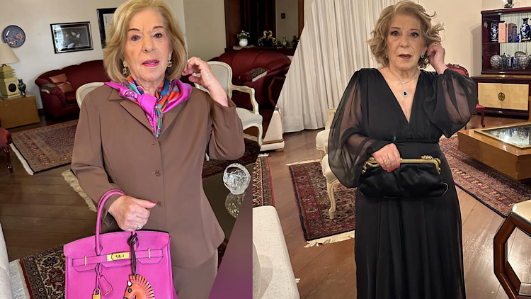 Maria Berklian tinha 87 anos, era conhecida como 'Rainha do Brasil' e conquistou mais de 1 milhão de seguidores no TikTok e no Instagram