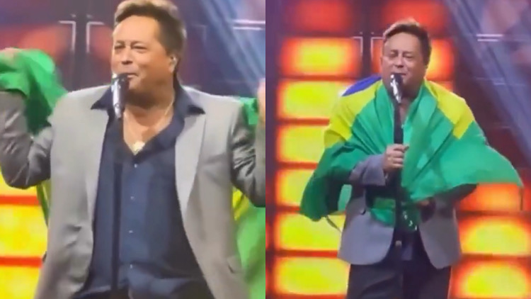 Vídeo de Leonardo criticando o "comunismo" e afirmando que é "22" (legenda de Bolsonaro) viraliza nas redes.