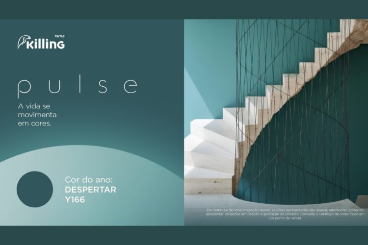 Foto da cor do ano de 2026 da Tintas Killing, Despertar Y166