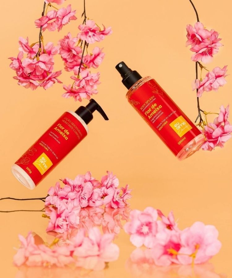 Body splash e hidratante Eu Amo Charming