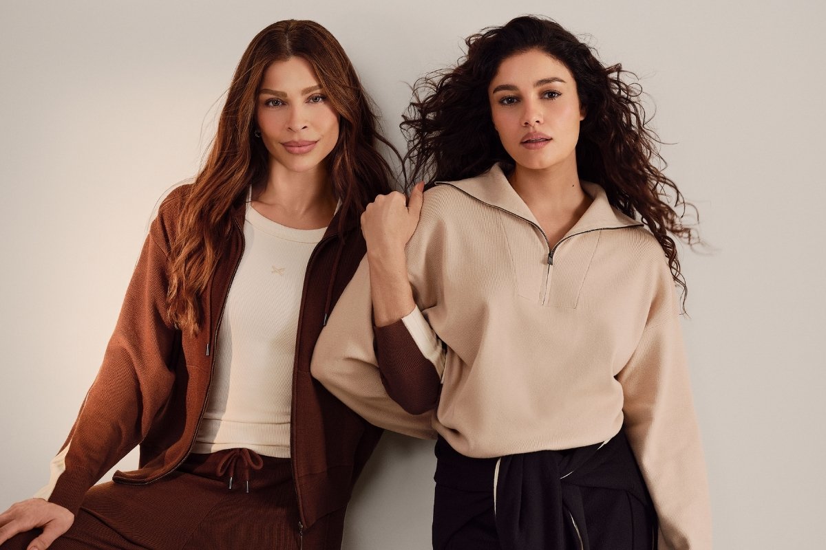 Grazi Massafera e Sophie Charlotte na campanha de Dia das Mães da Hering