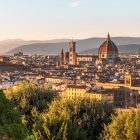 Foto da vista de Florença, na Itália