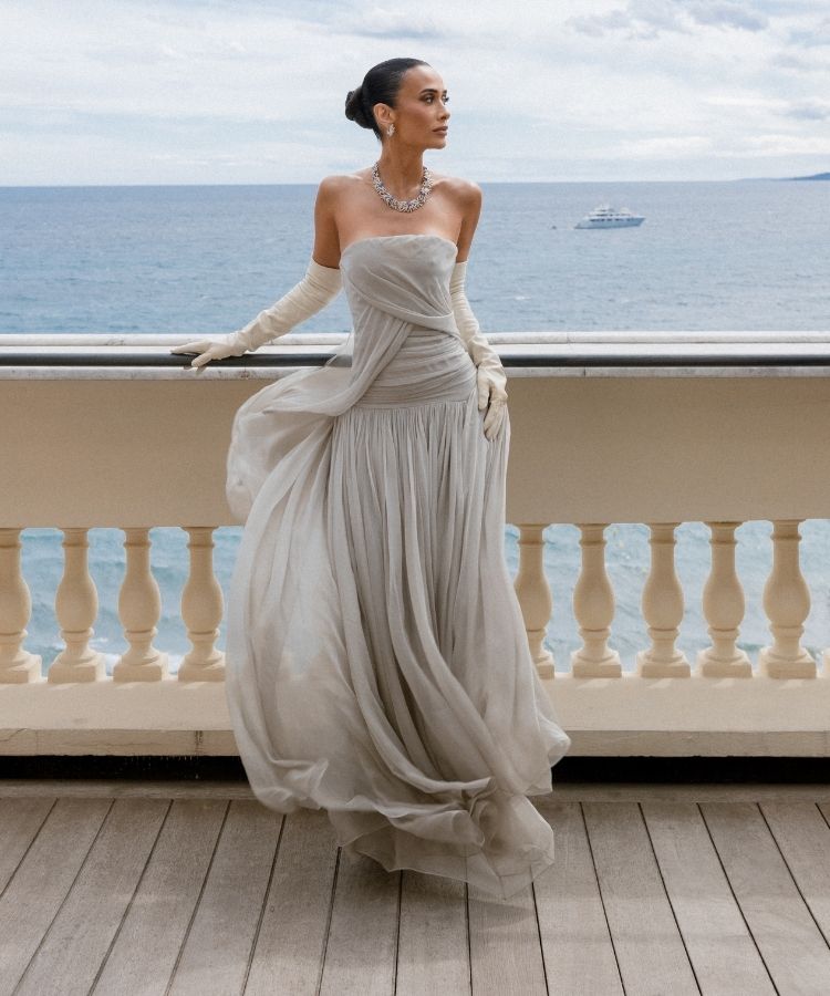 Silvia Braz usando Balenciaga, uma das brasileiras no Festival de Cannes 2026