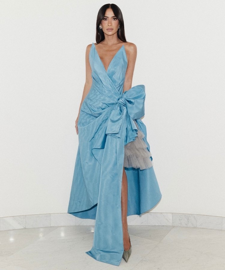 Silvia Braz, uma das brasileiras no Festival de Cannes 2026, usando Dior na première do filme Garance