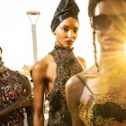Modelos no desfile de Lino Villaventura, durante o último dia do DFB Festival 2026