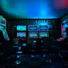 Máquinas de um crypto casino
