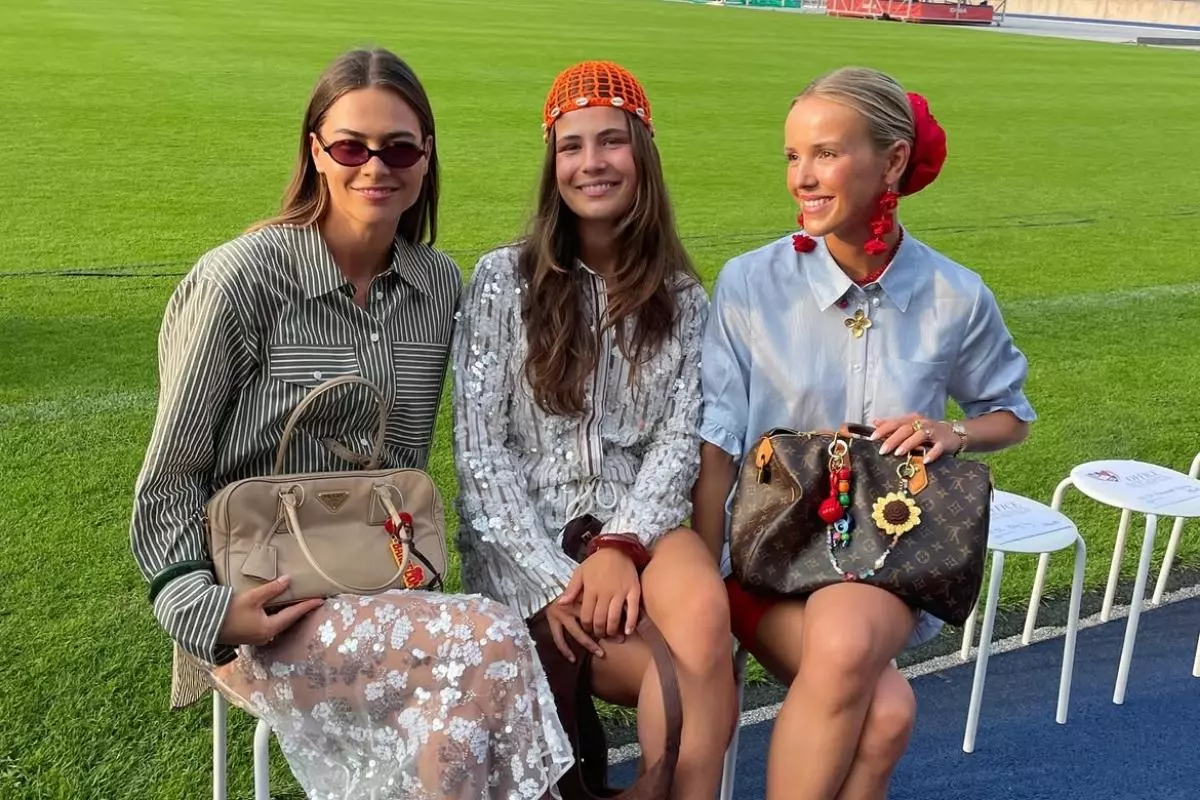Três amigas influencers na Semana de Moda de Copenhague