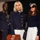Modelos nos bastidores da Semana de Moda de Londres 2026