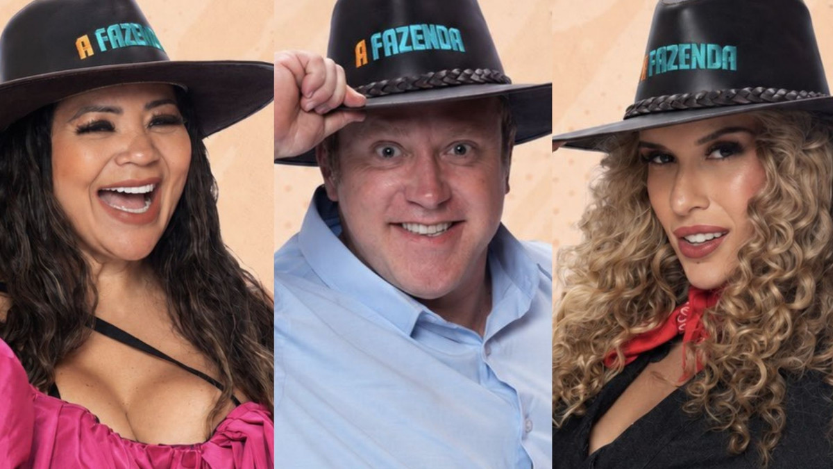 Darlin, Sérgio e Stephanie em A Fazenda 18