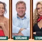 Giovanna, Sérgio e Stephanie estão na 1ª Roça de A Fazenda 18