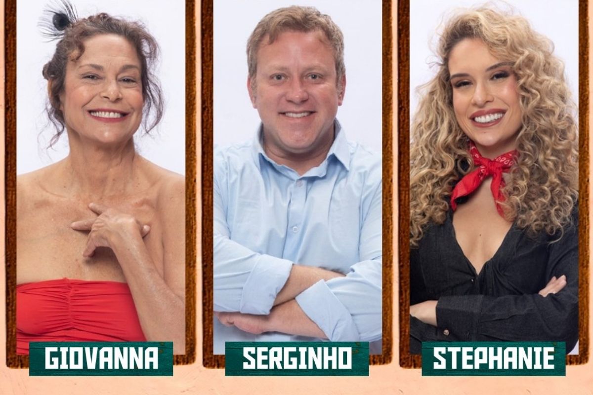 Giovanna, Sérgio e Stephanie estão na 1ª Roça de A Fazenda 18