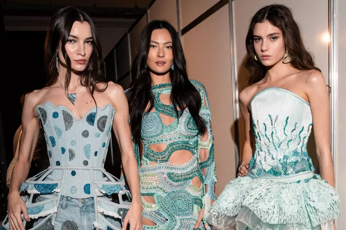 Foto de modelos nos bastidores do São Paulo Fashion Week N61