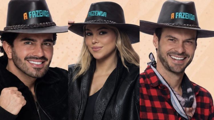 Alfredo, Eduarda e Igor em A Fazenda 18