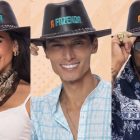 Catherine, Gabriel e Thaíde em A Fazenda 18