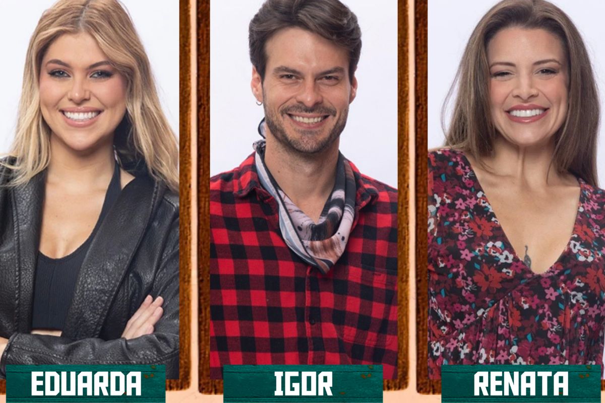 Eduarda, Igor e Renata estão na 4ª Roça de A Fazenda 18